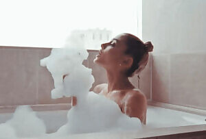 anyone else wish they could join her in the bath?