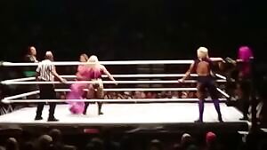 WWE Alexa Bliss gets embarrassed in front of a live crowd