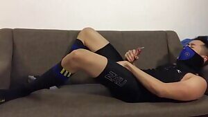 Japanese Football Jock Huge Cumshot