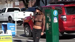 Chatting with the food truck guys while I wait for my food