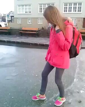 No nudity, but I think it checks both boxes. Happy ☑, Embarrassed ☑.