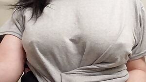 Pinching nips at work while peeking at all the Wet Wednesday posts 😘🙌