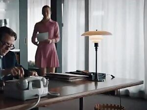 Young beautiful Norwegian secretary has a wild intense romantic passionate love-affair with her much older married boss