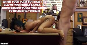 Punk son gets boypussy fucked