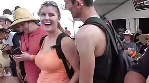 She knows exactly what they want and is embarassed