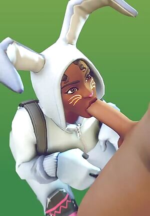 Bunny Brawler Blowjob