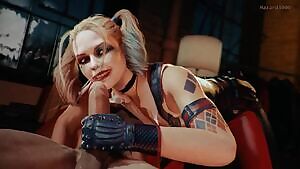 Harley Quinn Oral Creampie