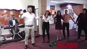 Huge titted Romanian dancing in a wedding