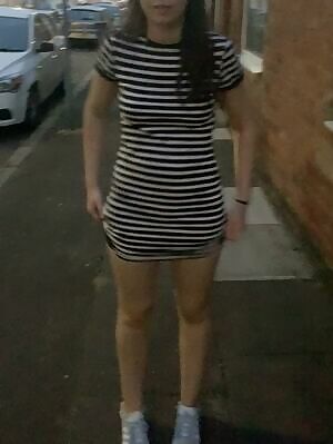 first video... full flash in my fav dress