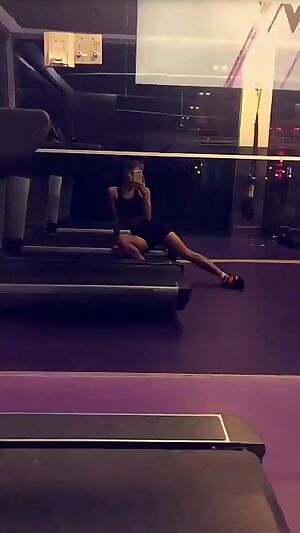 At the gym