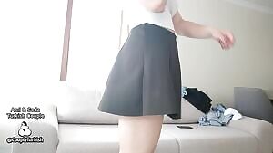 Who wants to see that skirt off 🙊💋