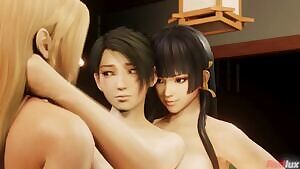 Rachel x Momiji x Nyotengu by Redlux