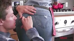 Mom, Son and super busy dad