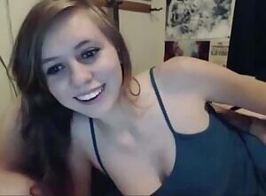 Amazing teen fucks on camera