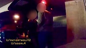 #FridayFirst.....Dress goes up Dick goes in... as we waited for her husband to meet us for another first , we figured we start without him. She was ready to go right there in the garage.. #nj #ny