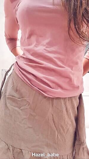 Stripping down after a long day