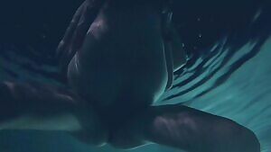 Late night pool fun!