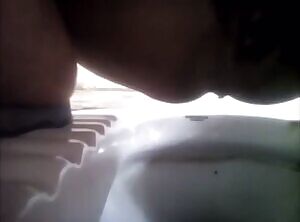 Indian goddess pushes last nights dinner through her asshole into the toilet where it now becomes your favorite lunch