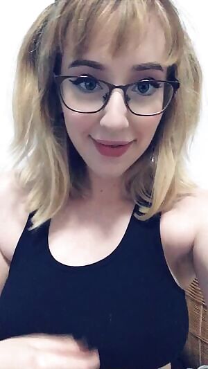 Sports bra drop with a surprise at the end