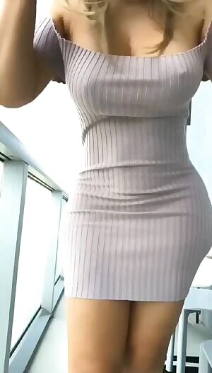 When she walks with that trunk