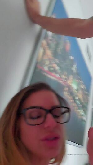 Brooklyn Chase taking her husbands load all over her face