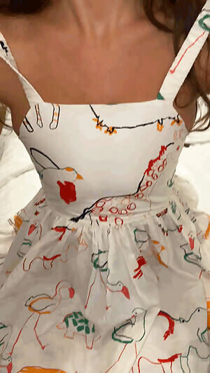 Tight dress titty drop