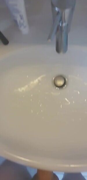 Listen to how thick and heavy this semi hard cock sounds 👅