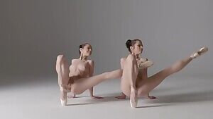 nude ballet Julietta and Magdalena twins - Hegre
