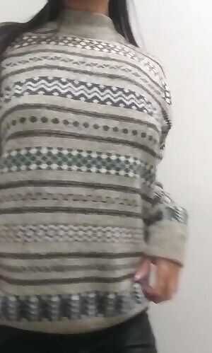 This is what's under my cozy sweater 😊