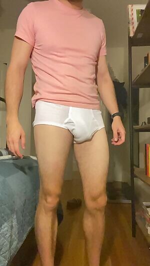 To the followers who like white briefs 😜😈