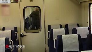 Sneaky Sex on a Train