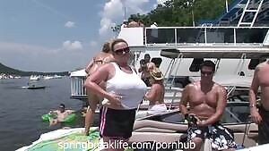 Jen's Huge Spring Break Tits