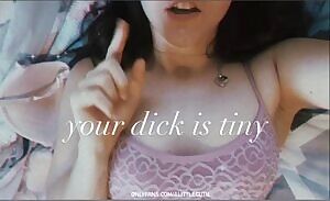 Your dick is tiny! Pointing & laughing at YOU.
