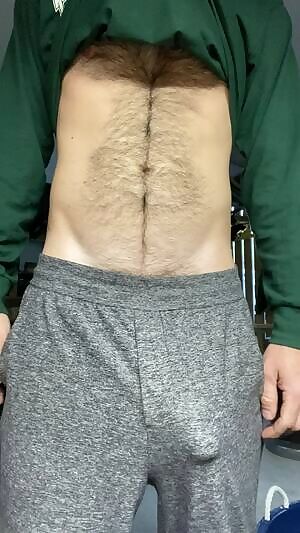 I love wearing grey sweatpants out in public.