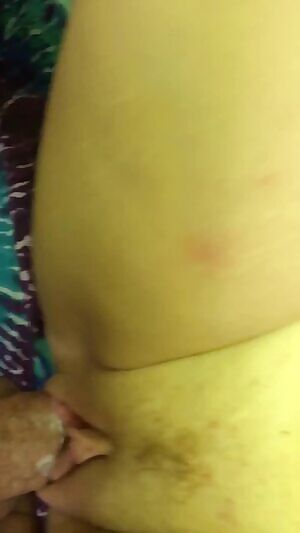 OC meaty pussy gets creampied at the waterfalls in the woods