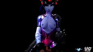 Widowmaker Riding POV animated