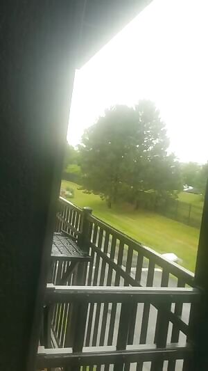 Had to put my cock out for all to see one more time before work .