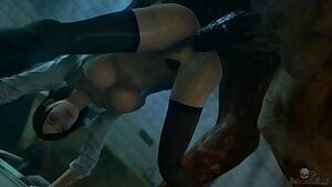 Juli Kidman takes it deep in her ass