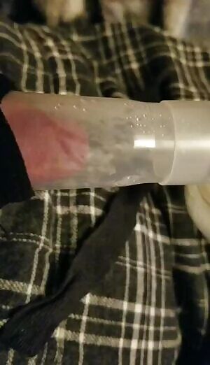 Breast pumping with audible milk spray! ;)