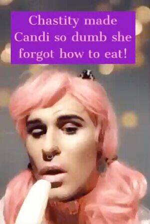 Look at this pathetic faggot. So desperate to have anything filling that slutty throat.