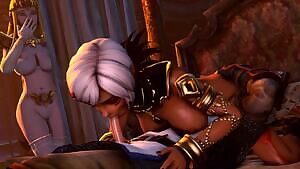 Zelda Hoping She Can Join Cia in cock sucking