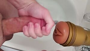 These ropes of cum should be on you instead of my Janice Griffith fleshlight