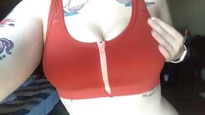 Unzipping my big titties