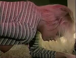 Jenna Jameson getting a cumshot on her back