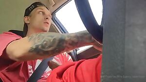 Nothing like a nice thrilling car wank