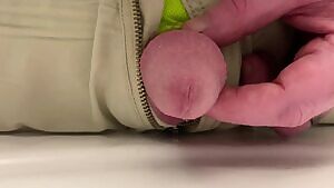 My Little Dick Pissing At & On My Phone