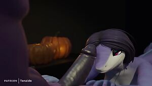 Shark Blowjob with cum shot