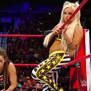 Liv Morgan's ass sliding off the rope, this one got me