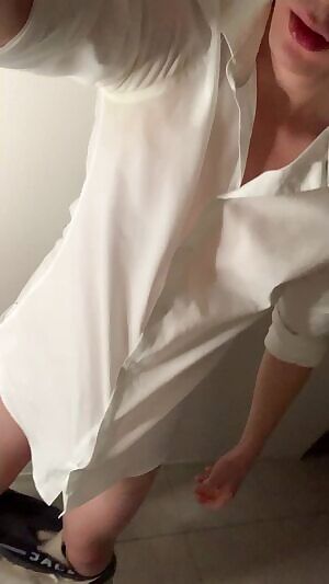 Don’t mind me, I was trying to hide my fat cock but it slipped out 🤷‍♂️