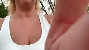 After a nice dirt bike ride I needed to air out these tits 🏍